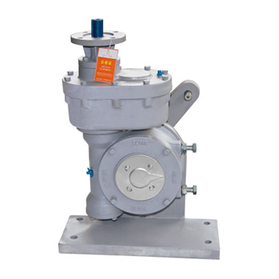 YZ-JZ Gearbox with mounting base and lever arm